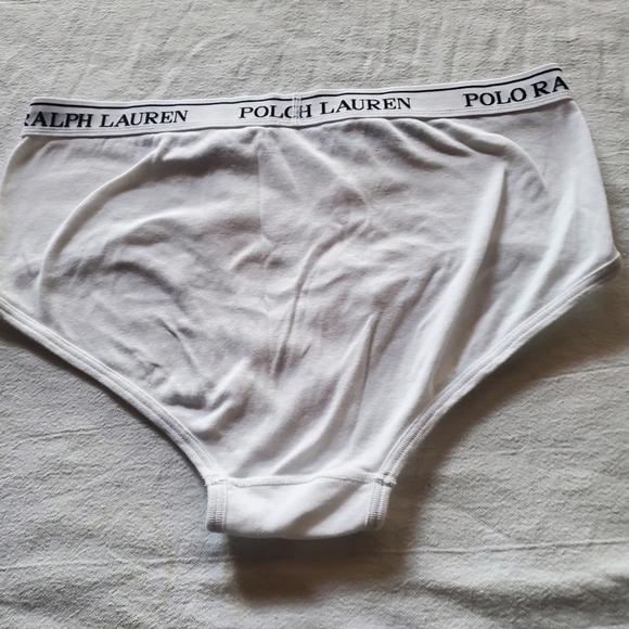 Polo by Ralph Lauren Set of 2 White Sz. 1X Briefs - Picture 4 of 5